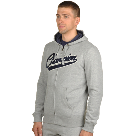 Кофта Champion Hooded Full Zip Sweatshirt - 95232, фото 2 - интернет-магазин MEGASPORT