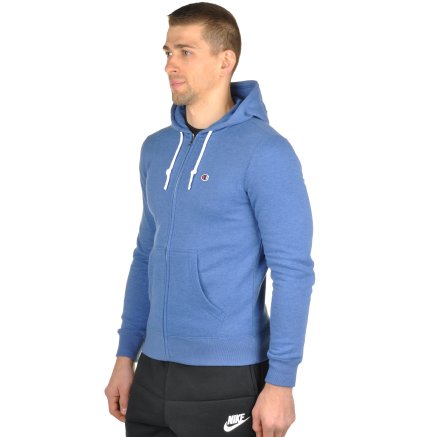 Кофта Champion Hooded Full Zip Sweatshirt - 95219, фото 2 - интернет-магазин MEGASPORT