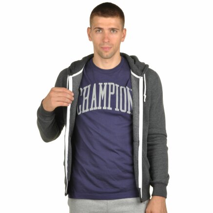 Кофта Champion Hooded Full Zip Sweatshirt - 95218, фото 5 - интернет-магазин MEGASPORT