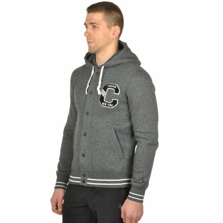 Кофта Champion Full Buttoned Hooded Sweatshirt - 95251, фото 2 - интернет-магазин MEGASPORT