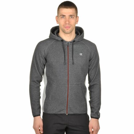 Кофта Champion Hooded Full Zip Sweatshirt - 95246, фото 1 - интернет-магазин MEGASPORT