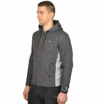 Кофта Champion Hooded Full Zip Sweatshirt - 95246, фото 2 - интернет-магазин MEGASPORT