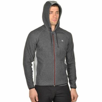 Кофта Champion Hooded Full Zip Sweatshirt - 95246, фото 4 - интернет-магазин MEGASPORT