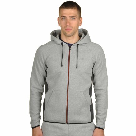 Кофта Champion Hooded Full Zip Sweatshirt - 95245, фото 1 - интернет-магазин MEGASPORT