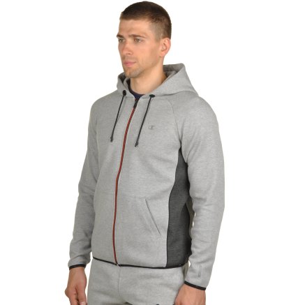 Кофта Champion Hooded Full Zip Sweatshirt - 95245, фото 2 - интернет-магазин MEGASPORT