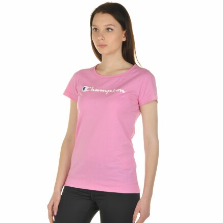 Футболка Champion Crewneck T-Shirt - 100838, фото 2 - интернет-магазин MEGASPORT