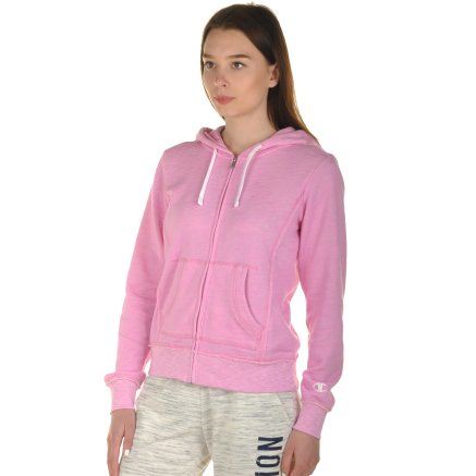Кофта Champion Hooded Full Zip Sweatshirt - 100988, фото 2 - интернет-магазин MEGASPORT