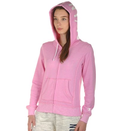 Кофта Champion Hooded Full Zip Sweatshirt - 100988, фото 4 - интернет-магазин MEGASPORT