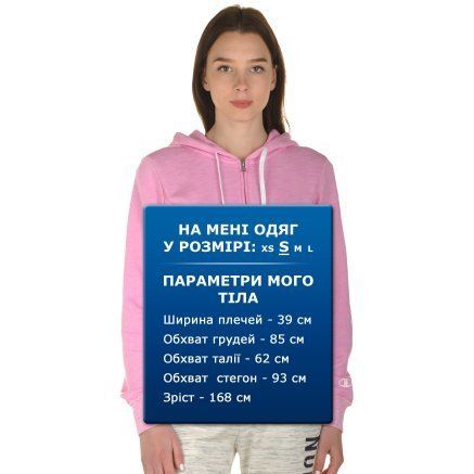 Кофта Champion Hooded Full Zip Sweatshirt - 100988, фото 8 - интернет-магазин MEGASPORT