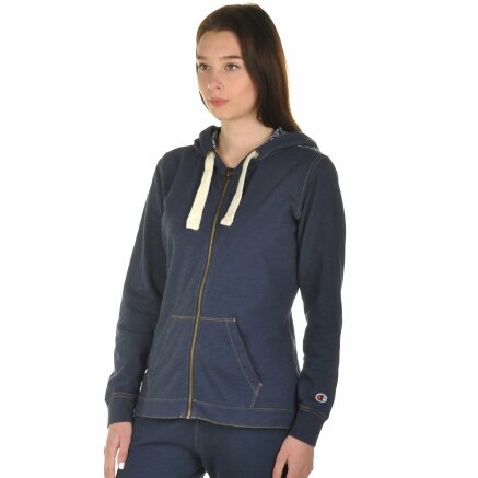 Кофта Champion Hooded Full Zip Sweatshirt - 101001, фото 2 - інтернет-магазин MEGASPORT