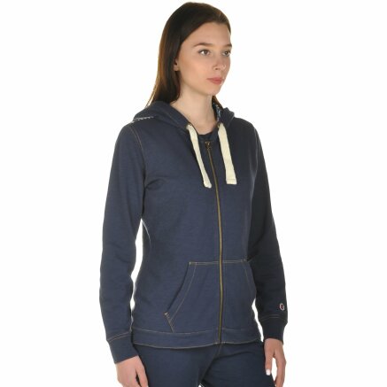 Кофта Champion Hooded Full Zip Sweatshirt - 101001, фото 5 - інтернет-магазин MEGASPORT