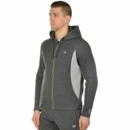 Кофта Champion Hooded Full Zip Sweatshirt - 100809, фото 2 - інтернет-магазин MEGASPORT