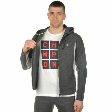 Кофта Champion Hooded Full Zip Sweatshirt - 100809, фото 6 - інтернет-магазин MEGASPORT