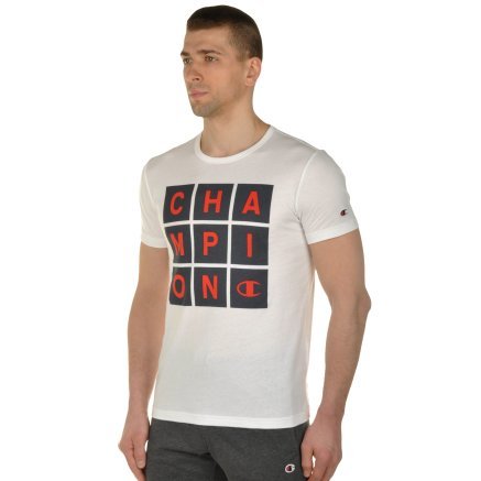 Футболка Champion Crewneck T-Shirt - 100850, фото 2 - интернет-магазин MEGASPORT