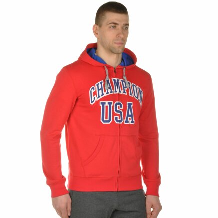 Кофта Champion Hooded Full Zip Sweatshirt - 100851, фото 5 - интернет-магазин MEGASPORT