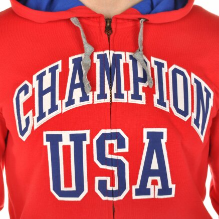Кофта Champion Hooded Full Zip Sweatshirt - 100851, фото 7 - интернет-магазин MEGASPORT