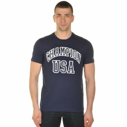 Футболка Champion Crewneck T-Shirt - 100856, фото 1 - интернет-магазин MEGASPORT