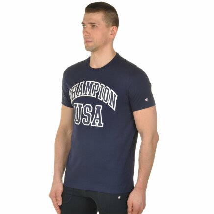 Футболка Champion Crewneck T-Shirt - 100856, фото 2 - интернет-магазин MEGASPORT