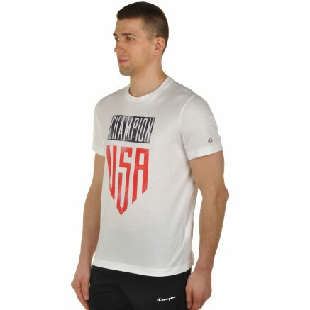 Футболка Champion Crewneck T-Shirt - 100857, фото 2 - интернет-магазин MEGASPORT