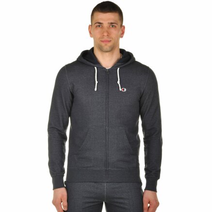 Кофта Champion Hooded Full Zip Sweatshirt - 100859, фото 1 - интернет-магазин MEGASPORT