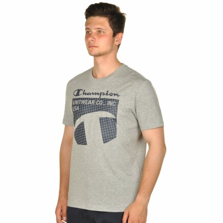 Футболка Champion Crewneck T-Shirt - 101063, фото 2 - интернет-магазин MEGASPORT