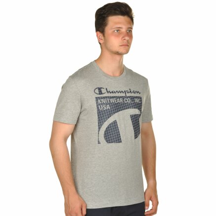 Футболка Champion Crewneck T-Shirt - 101063, фото 4 - интернет-магазин MEGASPORT