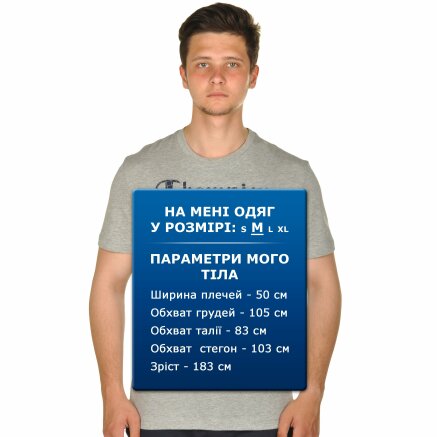 Футболка Champion Crewneck T-Shirt - 101063, фото 6 - интернет-магазин MEGASPORT