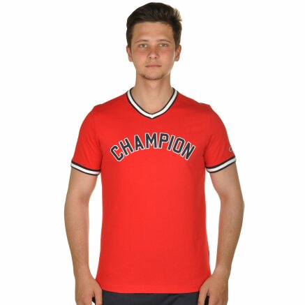 Футболка Champion V-Neck T-Shirt - 101077, фото 1 - інтернет-магазин MEGASPORT