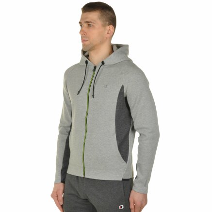 Кофта Champion Hooded Full Zip Sweatshirt - 100817, фото 2 - інтернет-магазин MEGASPORT