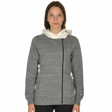 Кофта Champion Hooded Full Zip Sweatshirt - 106763, фото 1 - интернет-магазин MEGASPORT