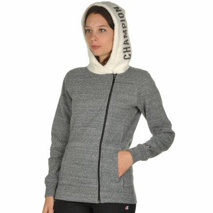 Кофта Champion Hooded Full Zip Sweatshirt - 106763, фото 4 - интернет-магазин MEGASPORT