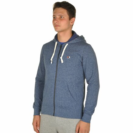 Кофта Champion Hooded Full Zip Sweatshirt - 106689, фото 2 - интернет-магазин MEGASPORT