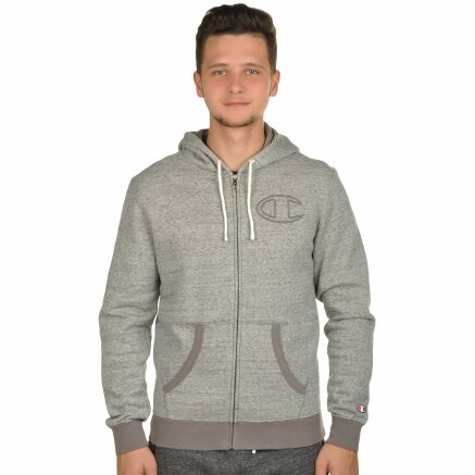 Кофта Champion Hooded Full Zip Sweatshirt - 106808, фото 1 - интернет-магазин MEGASPORT