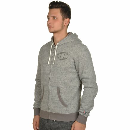 Кофта Champion Hooded Full Zip Sweatshirt - 106808, фото 2 - интернет-магазин MEGASPORT