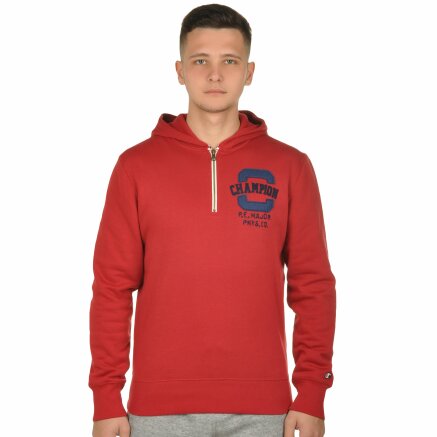 Кофта Champion Half Zip Hooded Sweatshirt - 106815, фото 1 - интернет-магазин MEGASPORT