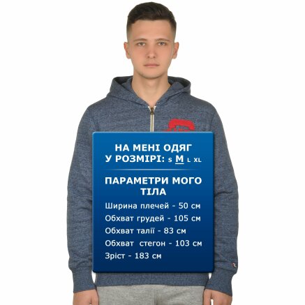 Кофта Champion Half Zip Hooded Sweatshirt - 106816, фото 8 - інтернет-магазин MEGASPORT