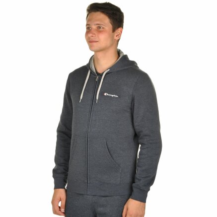 Кофта Champion Hooded Full Zip Sweatshirt - 106708, фото 2 - інтернет-магазин MEGASPORT