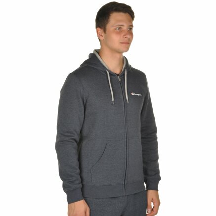 Кофта Champion Hooded Full Zip Sweatshirt - 106708, фото 4 - інтернет-магазин MEGASPORT