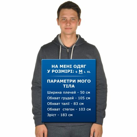 Кофта Champion Hooded Full Zip Sweatshirt - 106708, фото 7 - інтернет-магазин MEGASPORT