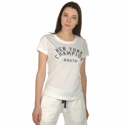 Футболка Champion Crewneck T-Shirt - 109329, фото 1 - интернет-магазин MEGASPORT