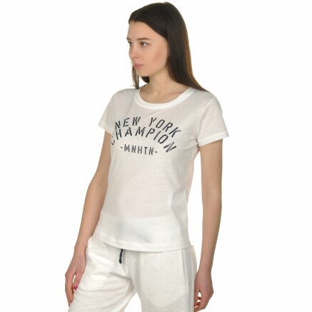 Футболка Champion Crewneck T-Shirt - 109329, фото 2 - интернет-магазин MEGASPORT