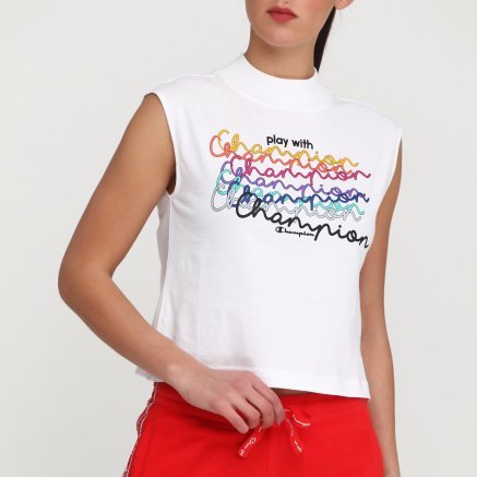 Майка Champion Crewneck Sleeveless T-Shirt - 115833, фото 7 - интернет-магазин MEGASPORT