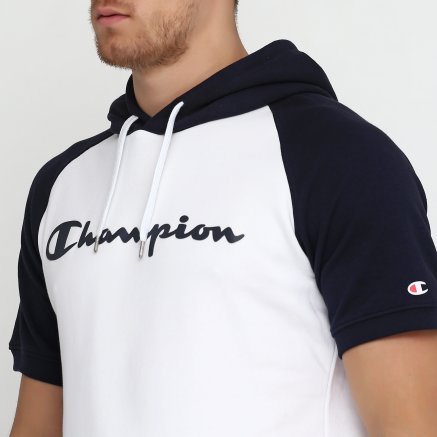 Кофта Champion Hooded Short Sleeves Sweatshirt - 115878, фото 4 - интернет-магазин MEGASPORT