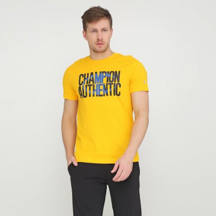 Футболка Champion Crewneck T-Shirt - 116043, фото 1 - интернет-магазин MEGASPORT