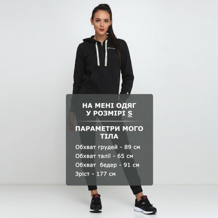 Кофта Champion Hooded Full Zip Sweatshirt - 118663, фото 6 - интернет-магазин MEGASPORT