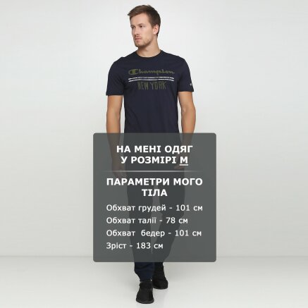 Футболка Champion Crewneck T-Shirt - 118694, фото 6 - интернет-магазин MEGASPORT