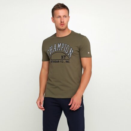 Футболка Champion Crewneck T-Shirt - 118695, фото 1 - интернет-магазин MEGASPORT