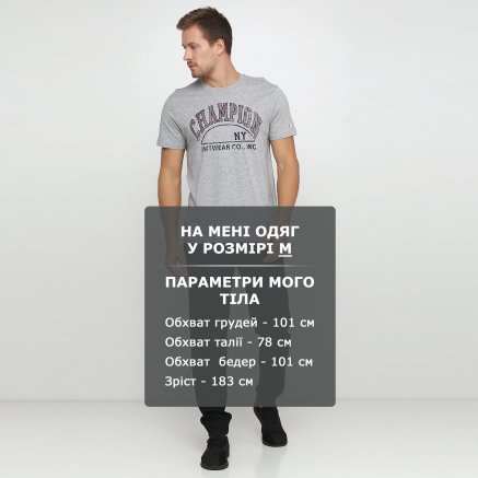 Футболка Champion Crewneck T-Shirt - 118696, фото 6 - интернет-магазин MEGASPORT