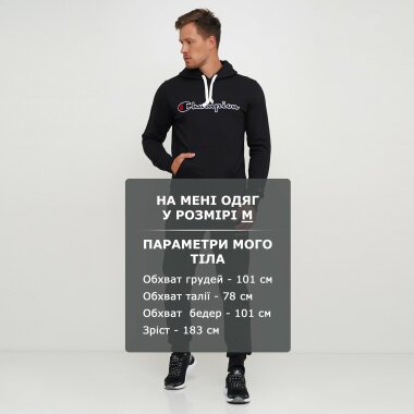 Кофта Champion Hooded Sweatshirt | Цвет: черный | купить в  интернет-магазине MEGASPORT: цена, фото | Код товара: 124995