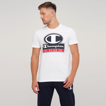 Футболка Champion Crewneck T-Shirt - 125023, фото 1 - интернет-магазин MEGASPORT